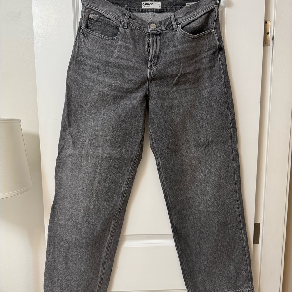 Casual Grey/Black Denim Jeans